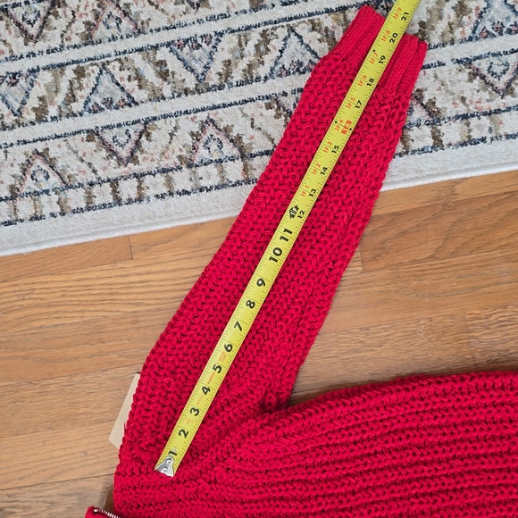 THEREABOUTS BRAND GIRLS RED QUARTER ZIP SWEATER SIZE LARGE 14 - Picture 6 of 16